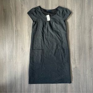 Gap wool checkered dress